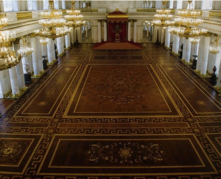 Георгиевский (Большой тронный) зал Эрмитажа